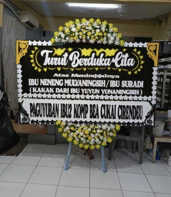 Papan Bunga di Jungsemi Kangkung